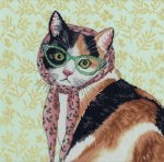 (image for) Mama Cat Counted Cross Stitch Kit